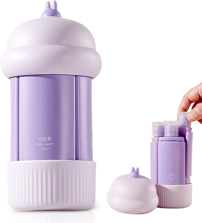 Silicone 4-in-1 Refillable Travel Container