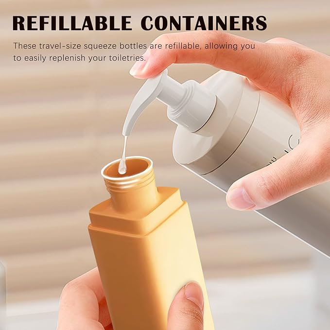 Silicone 4-in-1 Refillable Travel Container