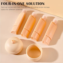 Silicone 4-in-1 Refillable Travel Container