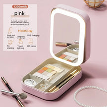 VivaGlam Makeup Bag with LED Mirror